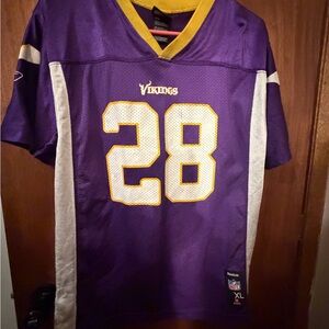 Reebok Purple and Gold Sports Jersey